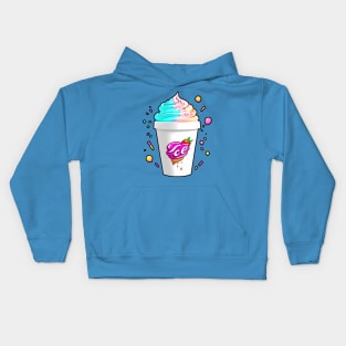 Ice cream cup Kids Hoodie